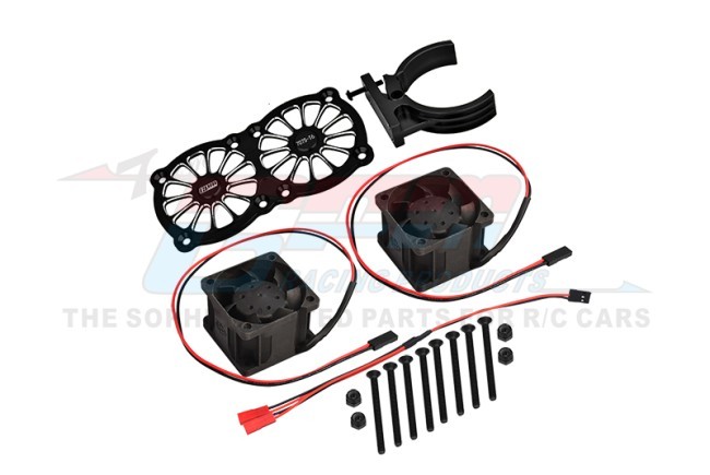 GPM MAKX018FANB-BK Engine Heat Sink With Doppel-Lüfter 7075-T6 Alu Kraton 8S Blx