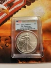 2011 Silver Eagle PCGS MS70 25th Anniversary First Strike
