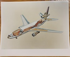 McDonnell Douglas DC-10 Color Cutaway Illustr...
