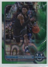 2021-22 Bowman U Green Lava Refractor 54/99 Justin Moore #56 0e1