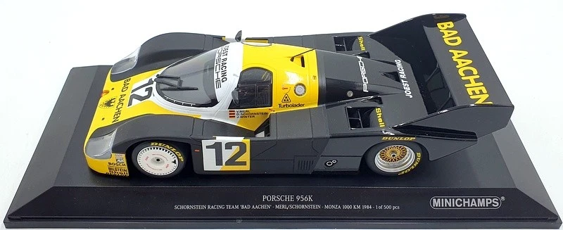 Minichamps 1/18 155 846612 - Porsche 956K Schornstein Bad Aachen Monza '84 - Image 4 of 4