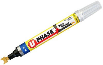 U-Phase  Wire Marker Blue (Pack of 4) 10702PPM