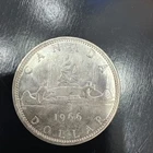 1966 Canada Silver Dollar  Approx .6 Oz Silver
