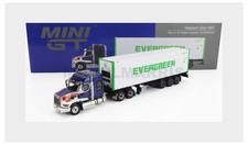 1990 MINI-GT MGT00597-L WESTERN STAR 49X 40' CONTAINER TRUCK EVERGREEN