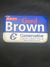 Conservative Party of Canada Candidate Gord Brown Button #2