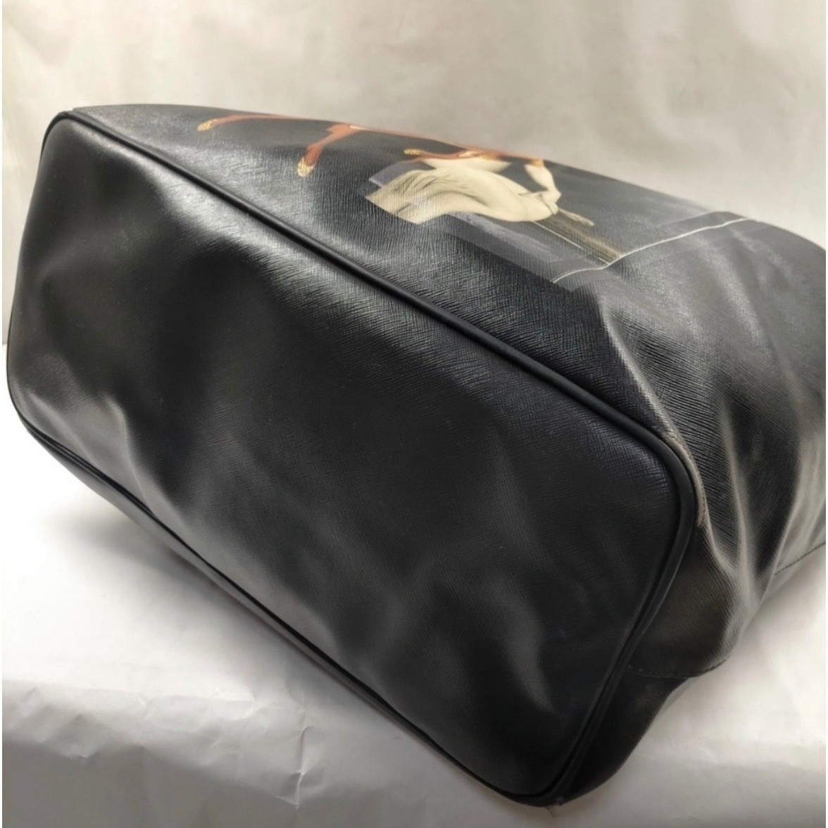 Givenchy Bambi Antigona Tote Bag Black Disney Collaboration Large with Pouch image 5