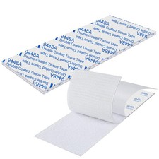 Double-sided tape 2 pieces extra strong tear self-adhesive resistant white