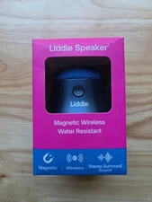 Magnetic Liddle Speaker - MagSafe - Wall Mount Mini Bluetooth Speaker, Blue