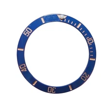 Gold Scale Ceramic Bezel Outer Diameter 38mm Inner Diameter 30.5mm Watch Bezel