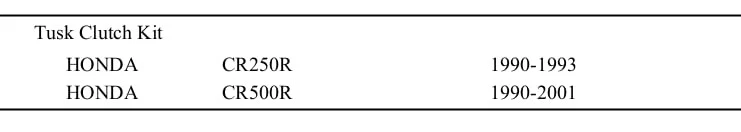 Tusk Replacement Clutch Friction/ Drive Plates Kit for Honda CR250R 1990-1993 Foto 2 de 2