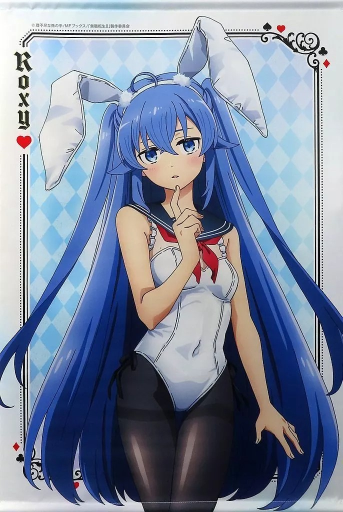 Tapestry Wall scroll] Roxy Migurdia Bunny Mushoku Tensei A Prize