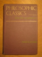 Philosophic Classics Vol. 1: Thales to Ockham 2nd. Ed.