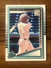 2025 Panini Donruss - Rated Prospects Leo De Vries #148 (RC)
