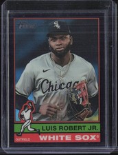 2025 Topps Heritage Black Refractor #241 Luis Robert Jr /76