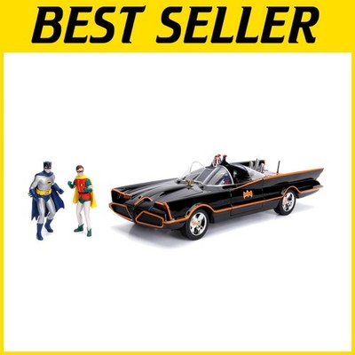 Classic TV Series Batmobile with Batman & Robin Figures