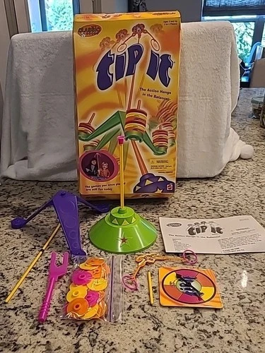 Vintage 1998 Mattel Tip It The Ultimate Balancing Game Incomplete-For Parts