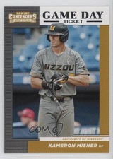 2019 Panini Contenders Draft Picks Game Day Ticket Kameron Misner #12 2u3
