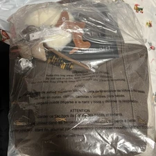 Madden Girl Dachshund Viral Tote Bag with Charms Color Brown NWT