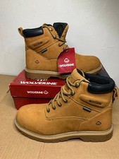 Wolverine Floorhand 6" WP Steel Toe Work Boot Waterproof Brown Men Size 11