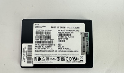 HPE 240GB SATA3 6Gb/s Read Intensive SSD P44000-005 P48230-001 PM893 RI 97%