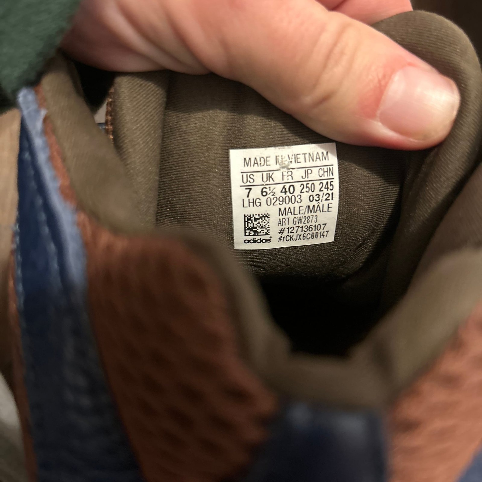 adidas Yeezy 500 High Tactile Orange GW2873 Men's Size 7 thumbnail 6