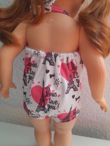 Maillot De Bain Été Vêtements de poupées 40 Cm Modes Et Travaux Petit Collin - Picture 8 of 10