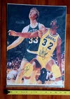 Larry Bird and Magic Johnson Autographed 16x20 Photo