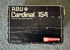 Vintage ~ Abu Garcia Cardinal 154 ~ Skirted Spool Spinning Reel ~ Used