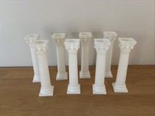 8 Vintage Ornate Wilton Cake Columns Pillars 5&rdquo; - Set of 8