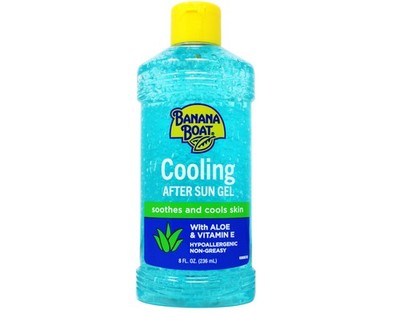 Banana Boat Cooling After Sun Gel with Aloe Vera and Vitamin E, 8oz