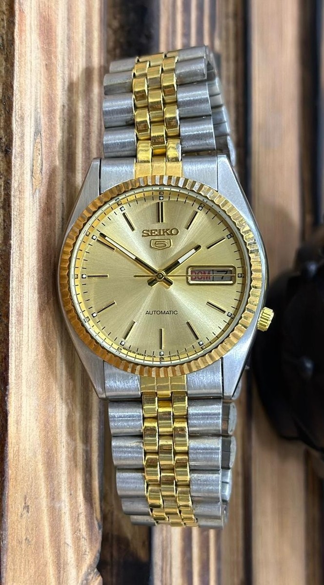 Rare seiko 5 automatic 17 jewels japan made watch for mens 7009
