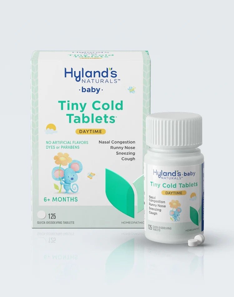 Таблетки от простуды Hylands Baby Tiny в дневное время по 125 таблеток