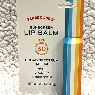 Trader Joe's Lip Balm With suncreen