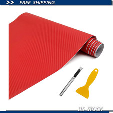 Red 3d Matte Twill Carbon Fiber Vinyl Wrap 12x60 Inches Cars Red 3d Matte Twill Carbon Fiber Vinyl Wrap 12x60 Inches Cars