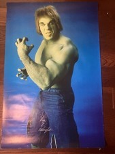 Lou Ferrigno Autographed The Incredible Hulk Classic Poster 36x24 inches