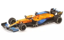 Mini car 143 McLaren F1 Team MCL35M Daniel Ricciardo Italian GP 2021 Winner
