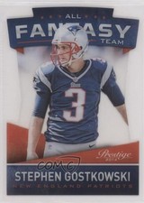2014 Panini Prestige All Fantasy Team Stephen Gostkowski #12 0ym4