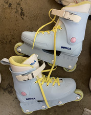 Impala Lightspeed Inline Skates Women  s Size 9 Sky Blue/Yellow-Roller Skates