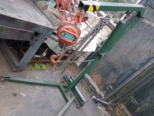 Engine Hoist Crane with Block and Tackle