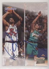 1998-99 Topps Stadium Club Co-Signers Vince Carter Mike Bibby #CO20 Auto HOF 0c3