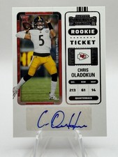 2022 Panini Contenders - Rookie Ticket Chris Oladokun #256 (AU, RC)