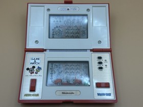 Nintendo Game & Watch MICKEY & DONALD DM-53 Multi Screen 1982 New Old Stock