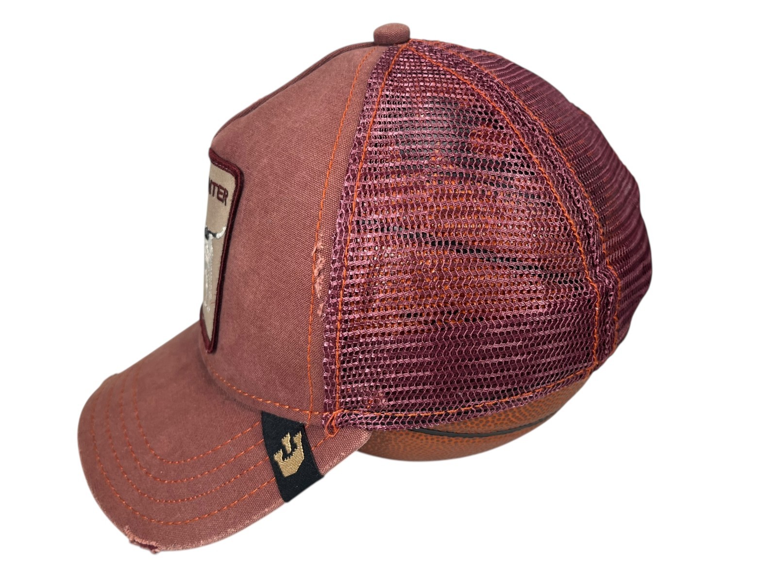 GOORIN BROS Red Big-Patch POINTER-DOG TRUCKER HAT… - image 4