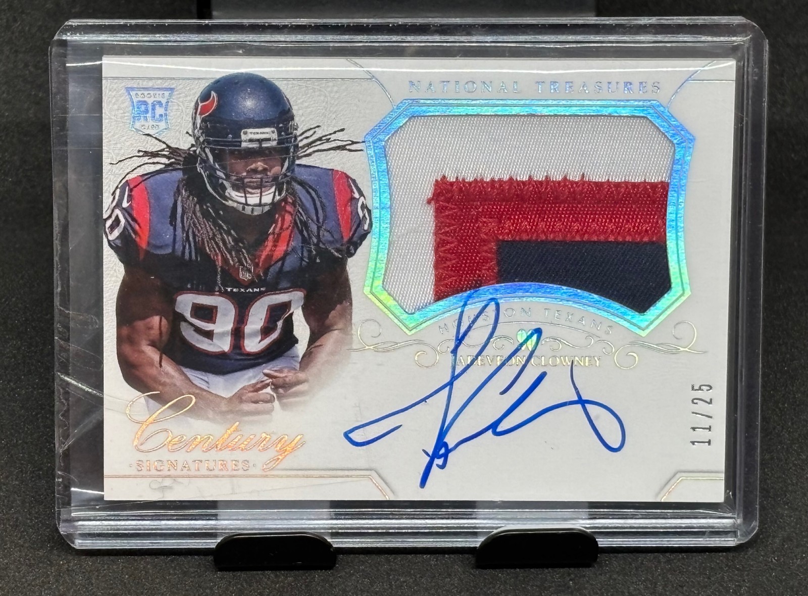 Jadeveon Clowney Panini National Treasures #297 Autograph