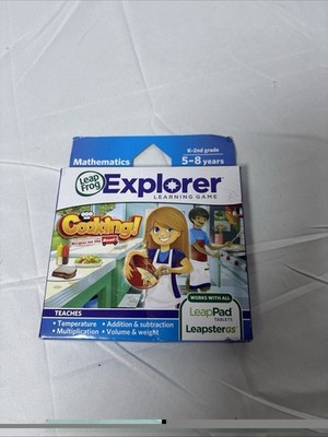 LeapFrog Explorer Cooking Recipes On The Road Game LeapPad LeapsterGS Math.
