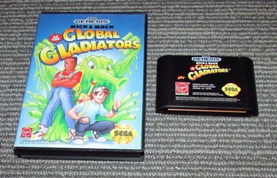 Mick & Mack: Global Gladiators With Case for Sega Genesis Fast Shipping!