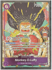 One Piece TCG MonkeyDLuffy Op07-073 Bandai Games Fest 25-26 Card ENGLiSH Promo--