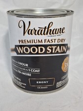Varathane 1 Quart " EBONY" Fast Dry Oil Based Wood Stain for Interior Projects