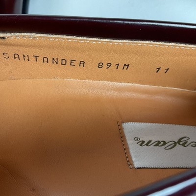Mezlan Santander Tassel Loafer | Burgundy Calf | High Shine  display picture 1