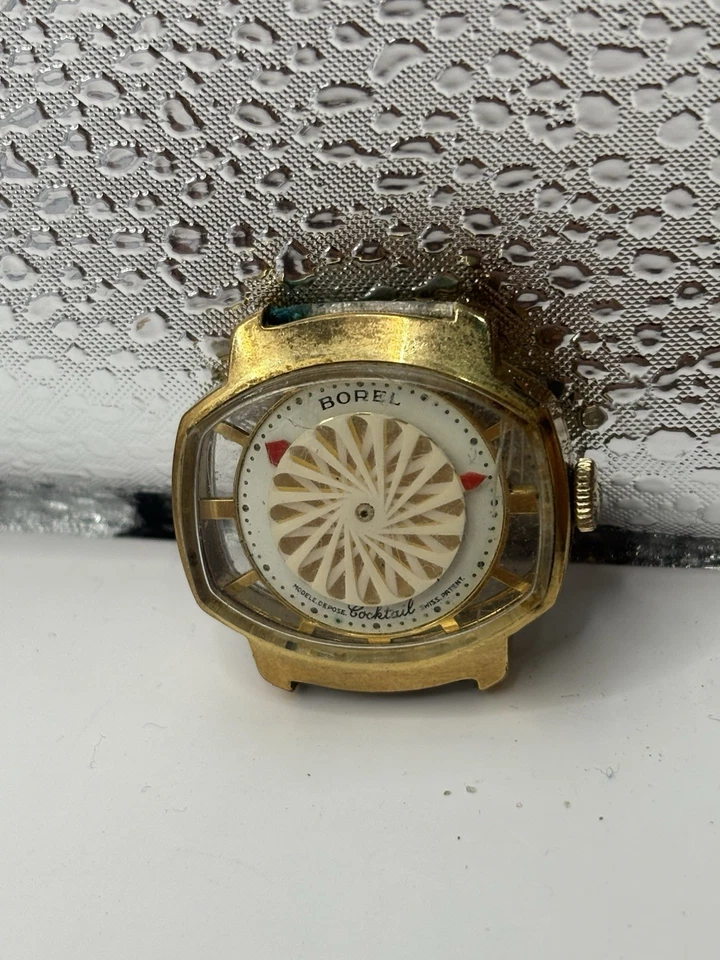 Ernest Borel Kaleidoscope Cocktail Skeleton White Dial Watch Runs - Image 2 of 4